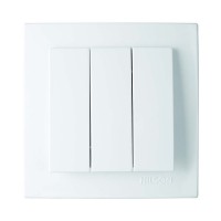 Вимикач Nilson Touran білий 3кл (24111066)