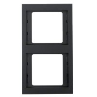 Рамка 2-місна, вертикальна, антрацит Berker K.1