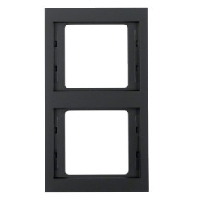 Рамка 2-местная, вертикальная, антрацит Berker K.1