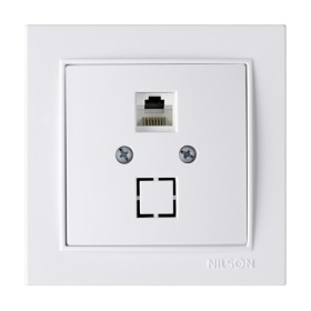 Розетка Nilson Thor біла комп'ютерна CAT5e RJ45 ( 27111044 )