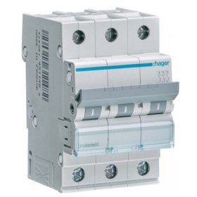 Автоматичний вимикач Hager MCN304 6кА C 4A 3P