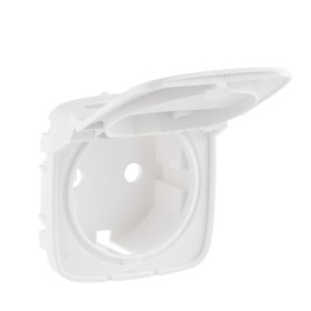 Панель розетки с з/к и крышкой Legrand Valena Allure белая