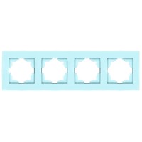 Рамка ELBI VEGA Colorline морская волна 4-на (510-011910-228)