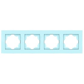 Рамка ELBI VEGA Colorline морська хвиля 4-на (510-011910-228)