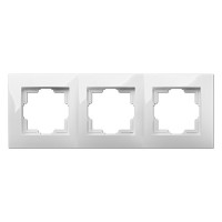 Тримісна рамка Elektro-Plast Carla 1773-00 (білий)