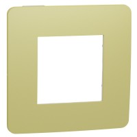 Однопостовая рамка Schneider Electric NU280211 (зеленое яблоко/белый)