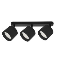 Светильник точечный накладной TENERIFE-3L черный GX53 IP20 Violux ( 340115 )