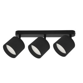 Светильник точечный накладной TENERIFE-3L черный GX53 IP20 Violux ( 340115 )