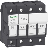 Тримач запобіжників Schneider Electric TeSys DF83N 3P N 25A 8,5х31,5