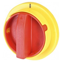 Аварийная рукоятка ETI для LAS 16-125 на дверь шкафа желто-красная (4665002)