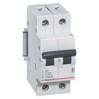 Защитный выключатель RX³ 4,5кА 10А 2п C, Legrand