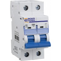 Автоматический выключатель Аско-Укрем UTrust 2р 2А С 6kА (A0010210059)