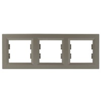 Рамка потрійна бронза Asfora, EPH5800369