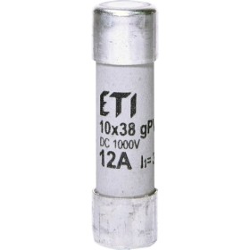 Запобіжник ETI 002625077 CH 10x38 gPV 12A 1000V (30kA)