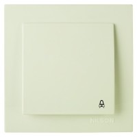 Вимикач Nilson Touran кремовий кнопка ( 24121012 )