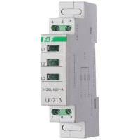 Сигнальна лампа F&F LK-713G 3х400/230В+N
