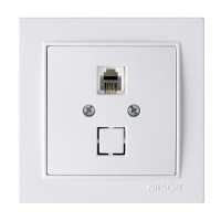 Розетка Nilson Thor біла ТВ телефонна ( 27111040 )
