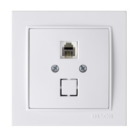 Розетка Nilson Thor біла ТВ телефонна ( 27111040 )