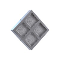 Бра, настінний світильник Pikart 39384-1 LED 1x12W 3000K IP20 сріблястий
