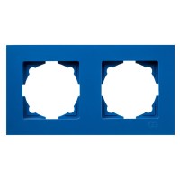 Рамка 2-місна Gunsan Eqona блакитна