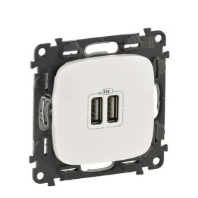 Механизм розетки 2хUSB Legrand Valena Allure белая