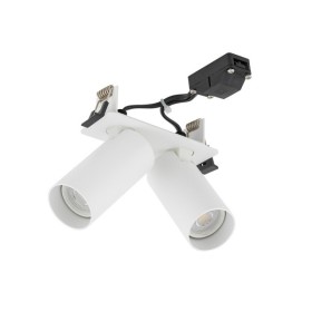 Светильник поворотный, спот Nowodvorski 11443 Fourty Surface II GU10 2x10W IP20 белый