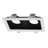 Світильник точковий Violux AMSTERDAM-2L GU10 IP20 біло-чорний ( 132201 )