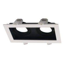 Світильник точковий Violux AMSTERDAM-2L GU10 IP20 біло-чорний ( 132201 )