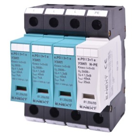 Моноблочний пристрій захисту від імпульсних перенапруг E.next 81.206/05 e.PO 280V/7kA