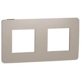 Двопостова рамка Schneider Electric NU280428 (пісочний/антрацит)