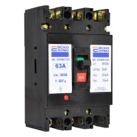 Силовий автоматичний вимикач Аско-Укрем ВА-2004N/125 3р 63А (A0010040079)