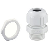 PA-Сальник M40х1,5 (ущільнення: 16-28мм), з гайкою, поліамід, IP 68