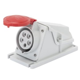 Стационарный разъем 90° GEWISS IP44 3P+N+T 16A 400В (GW62482)