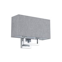 Бра, настенный светильник Nowodvorski 11792 Hotel Mood E27 2x10W IP20 серый