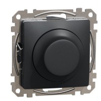 Поворотний світлорегулятор Schneider Electric Sedna Design & Elements RC 3-370 Вт чорний SDD114501