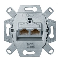 Розетка UAE 8/8-полюсна, екранована, кат.6 клас E (механізм) Berker