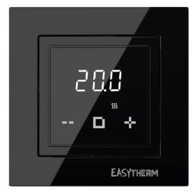 Електромеханічний цифровий терморегулятор Easytherm ET35 16А 3200Вт (чорний)
