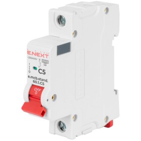 Модульный автоматический выключатель E.Next e.mcb.stand.60.1.C5 1р 5А C (s002105)