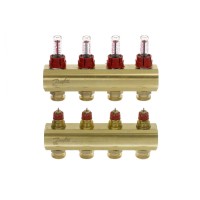 Коллектор Danfoss 088U0524 FHF 4+4