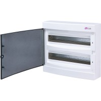 Зовнішній модульний щит ETI 001101081 ECT 2x18PT 36 М з прозорими дверцятами