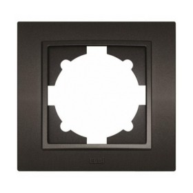 Рамка ELBI ZENA Silverline черный металлик 1-я (608-011100-271)