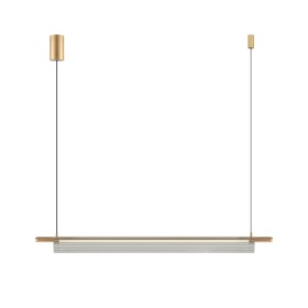 Підвісний світильник, люстра Zuma Line 5905316693562 Arcus LED 1x14W 3000K-6000K 777Lm IP20 золотий