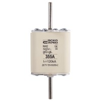 Запобіжник Аско-Укрем NH2 355A gG (A0050010044)