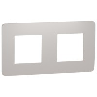Двопостова рамка Schneider Electric NU280424 (шампань/білий)