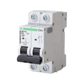 Автомат выключатель Promfactor CITY FB1-63 2P B 5A 6кА (FB1CIB2005)