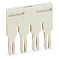 Чотирьохконтактна перемичка Wago 870-404 18А (сіра)