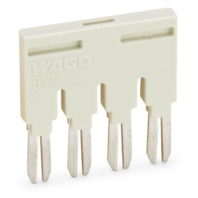 Четырехконтактная перемычка Wago 870-404 18А (серая)