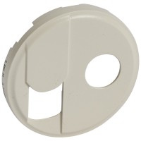 Накладка RJ-45 та TV розетки Legrand Celiane (066234) тип F (слонова кістка)