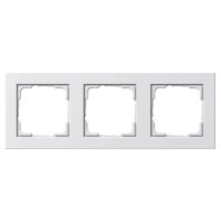 Рамка тримісна Gira E2 біла (021329)