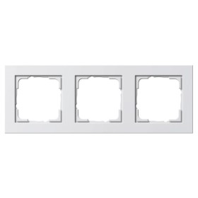 Рамка тримісна Gira E2 біла (021329)